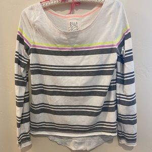 Billabong Summer Terry Stripe Boat Sweatshirt M